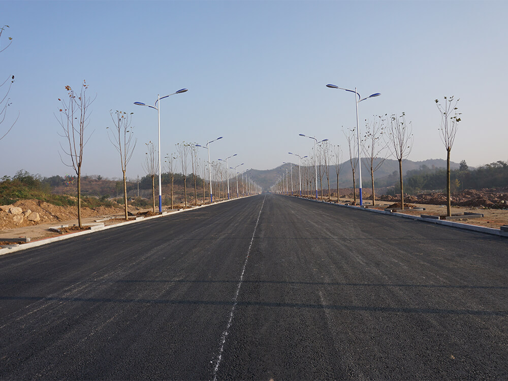安徽金寨现代产业园区路网项目-为民路（2014年5月）