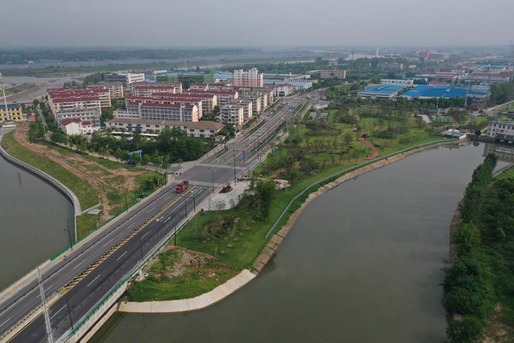 金寨经济开发区金叶路沿线环境综合治理工程